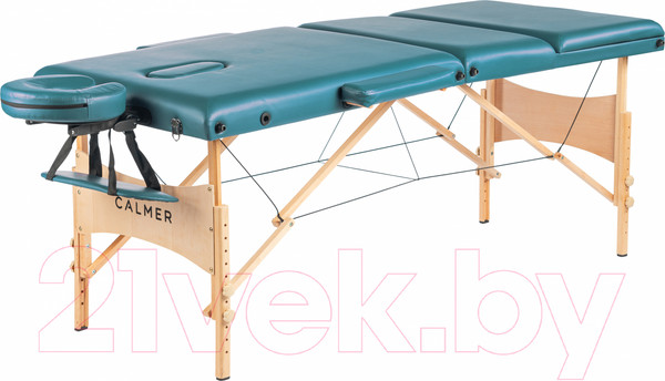 Изображение товара Массажный стол Calmer Bamboo Three 60 (бирюзовый)