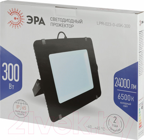 Изображение товара Прожектор ЭРА LPR-023-0-65K-300 / Б0050955