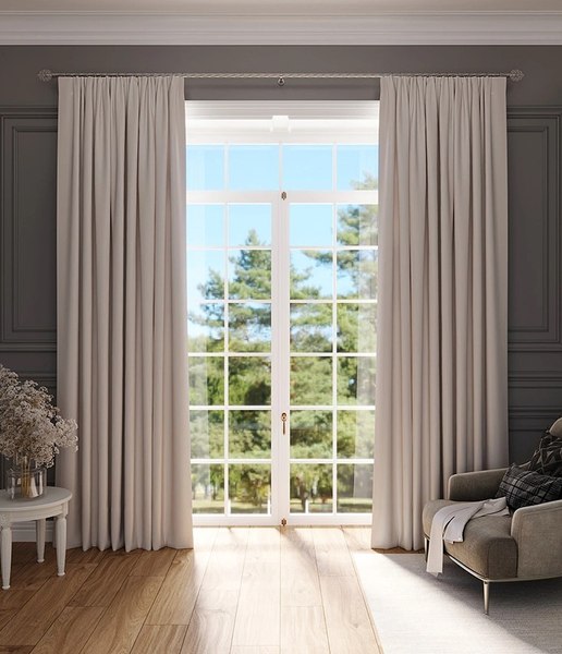 Изображение товара Штора LEGRAND Блэкаут 200x260 / 58 086 631 (светло-серый)