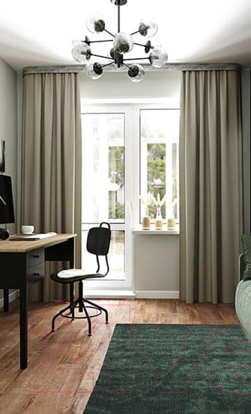 Изображение товара Штора LEGRAND Блэкаут 200x260 / 58 083 038 (серый)