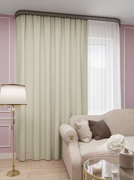 Изображение товара Штора LEGRAND Канвас 150x260 / 58 081 903 (бежевый)