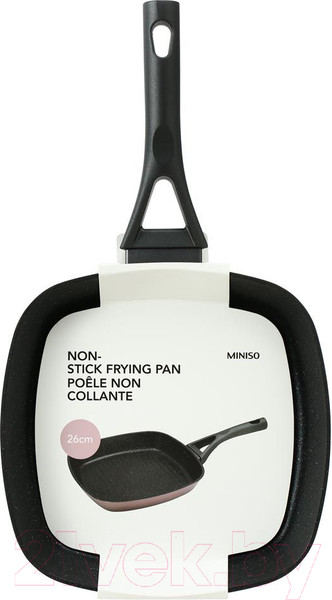 Изображение товара Сковорода-гриль Miniso 8481 (розовый)