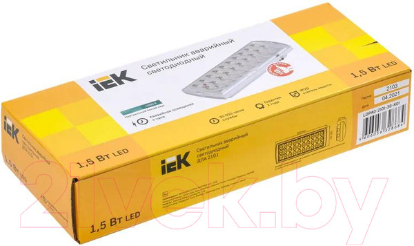 Изображение товара Светильник аварийный IEK ДПА 2101 / LDPA0-2101-30-K01