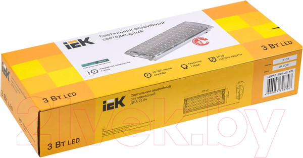 Изображение товара Светильник аварийный IEK ДПА 2104 / LDPA0-2104-60-K01