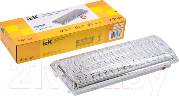 Изображение товара Светильник аварийный IEK ДПА 2104 / LDPA0-2104-60-K01