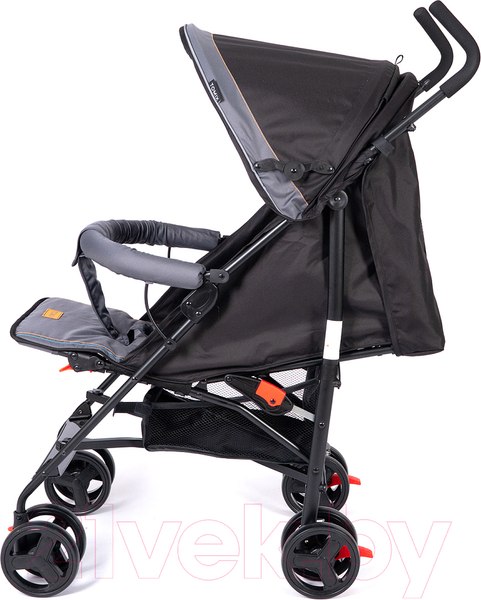 Изображение товара Детская прогулочная коляска Tomix Kika / HP-311 (черный/серый)