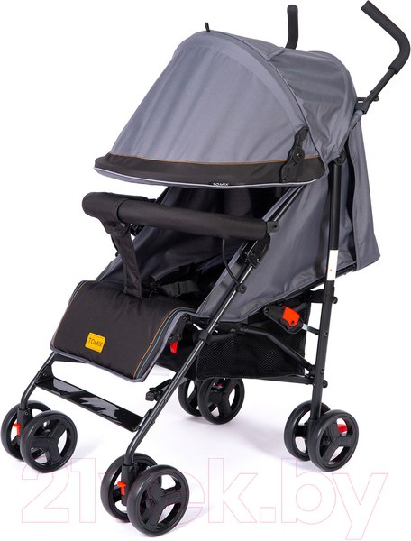 Изображение товара Детская прогулочная коляска Tomix Kika / HP-311 (серый/черный)