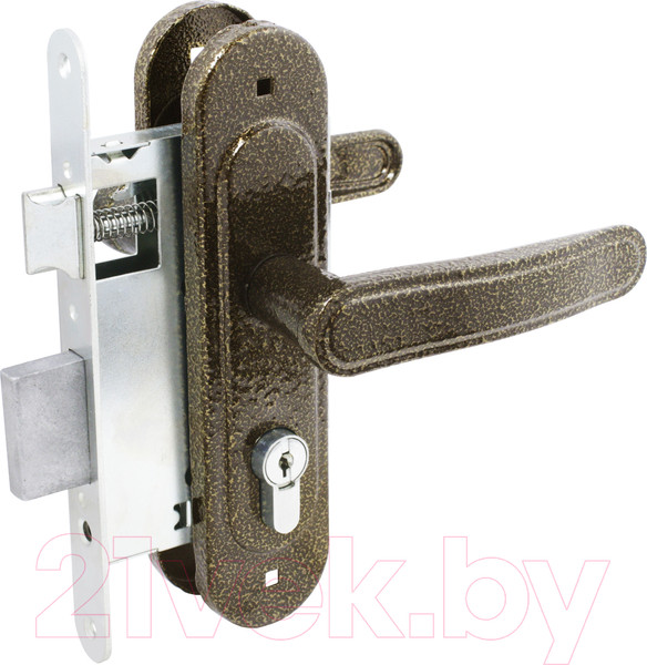 Изображение товара Замок врезной Птимаш ЗВ4-3.03 (бронза)