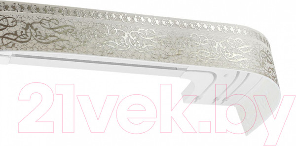 Изображение товара Карниз для штор LEGRAND Прима с поворотами 1.6м / 58 075 613 (айвори)