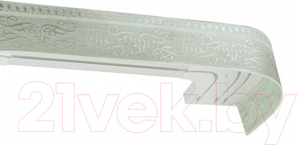 Изображение товара Карниз для штор LEGRAND Прима с поворотами 2.8м / 58 075 689 (олива)