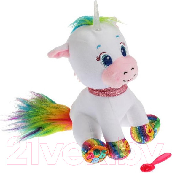 Изображение товара Мягкая игрушка Мульти-пульти Единорог Учим буквы, цифры / M80126-25