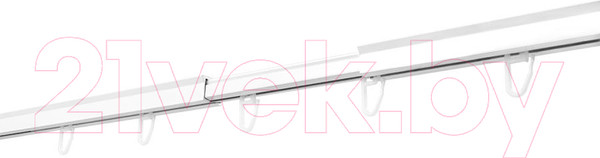 Изображение товара Карниз для штор LEGRAND раздвижной 1.6-2.2м 1-но рядный / 58 091 488 (белый)