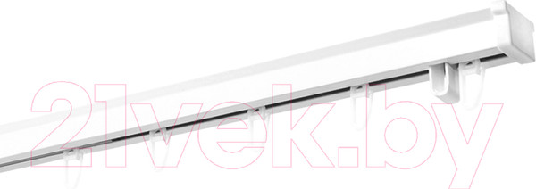 Изображение товара Карниз для штор LEGRAND раздвижной 1.6-2.2м 1-но рядный / 58 091 488 (белый)
