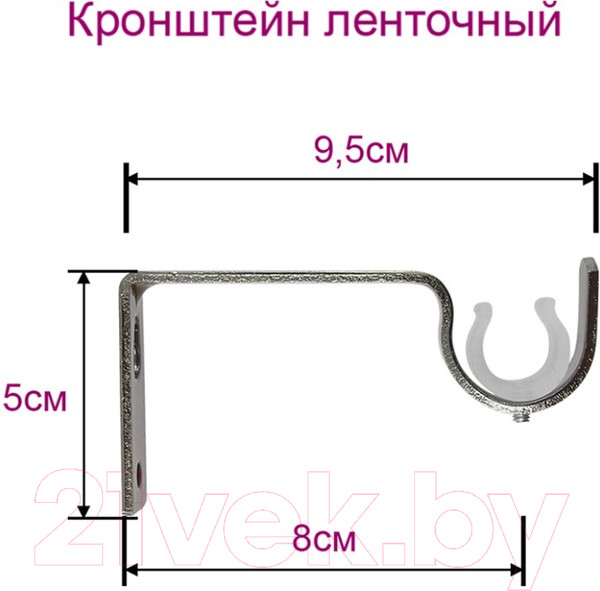 Изображение товара Карниз для штор LEGRAND Шар раздвижной 1.2-2.1 1-но рядный / 58 072 123 (антик-золото)
