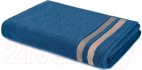 Изображение товара Полотенце Самойловский текстиль Исландия Махра 33x70 400г (темно-синий)