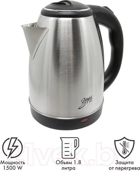 Изображение товара Электрочайник Заря 256-02 (черный)