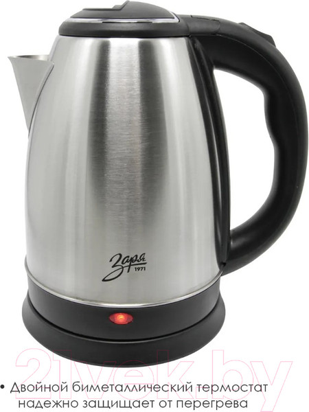Изображение товара Электрочайник Заря 256-02 (черный)