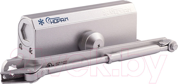 Изображение товара Доводчик с рычагом Нора-М №4S (серебристый)