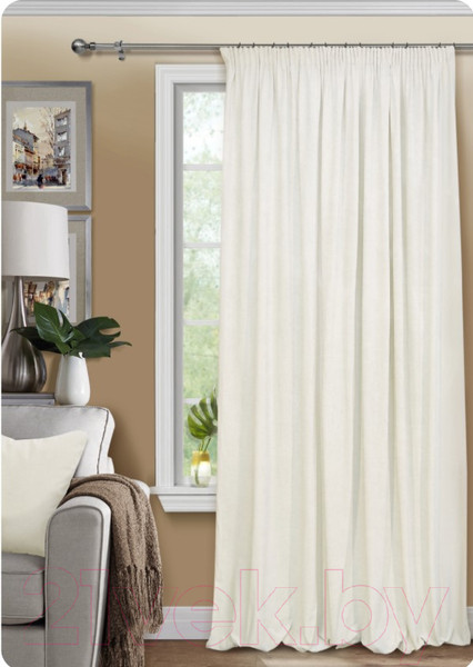 Изображение товара Штора Эскар Pudra 200x270 / 111933615 (слоновая кость)