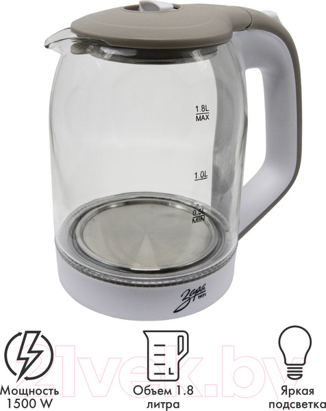 Изображение товара Электрочайник Заря 258-01