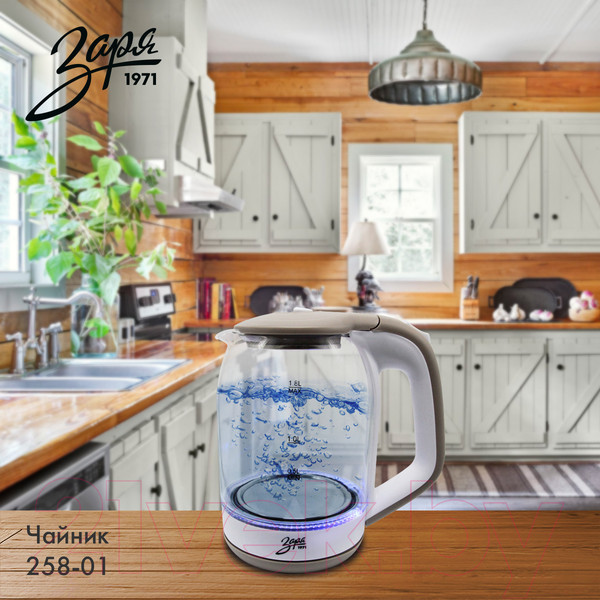 Изображение товара Электрочайник Заря 258-01