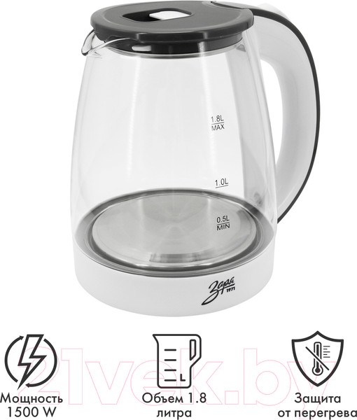 Изображение товара Электрочайник Заря 258-05