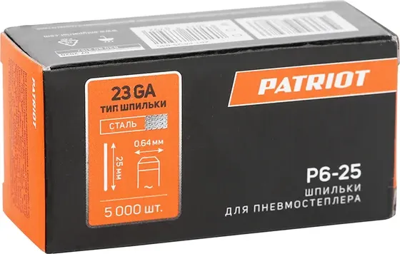 Изображение товара Штифты PATRIOT P6-25 23GA/P06