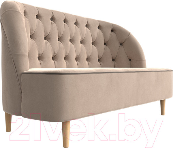 Изображение товара Диван Лига Диванов Амиса 303 / 109827 (велюр, бежевый)