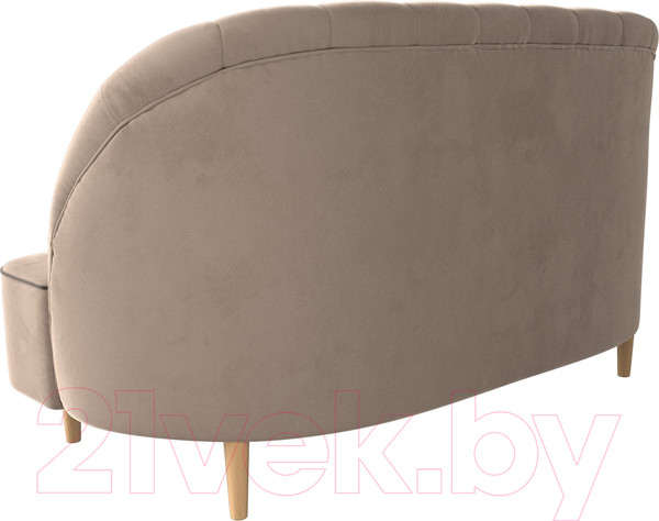 Изображение товара Диван Лига Диванов Амиса 303 / 109827 (велюр, бежевый)
