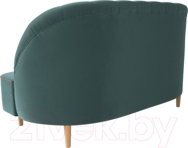 Изображение товара Диван Лига Диванов Амиса 303 / 109828 (велюр, бирюзовый)