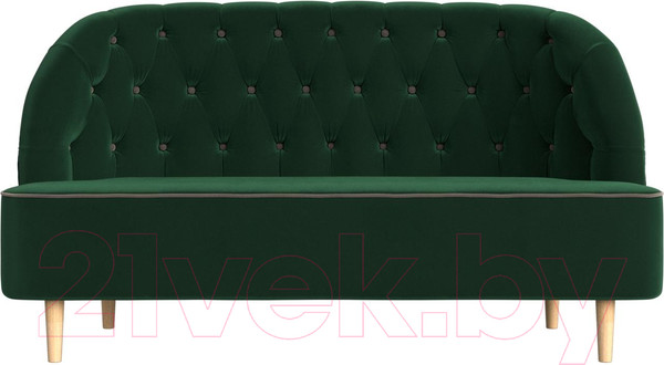 Изображение товара Диван Лига Диванов Амиса 303 / 109830 (велюр, зеленый)