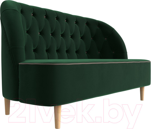 Изображение товара Диван Лига Диванов Амиса 303 / 109830 (велюр, зеленый)