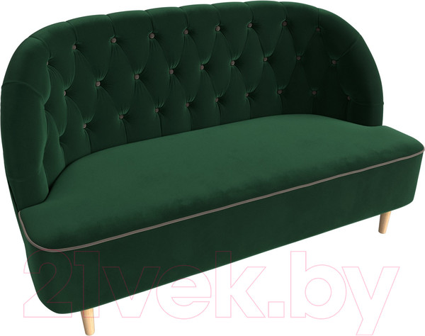Изображение товара Диван Лига Диванов Амиса 303 / 109830 (велюр, зеленый)