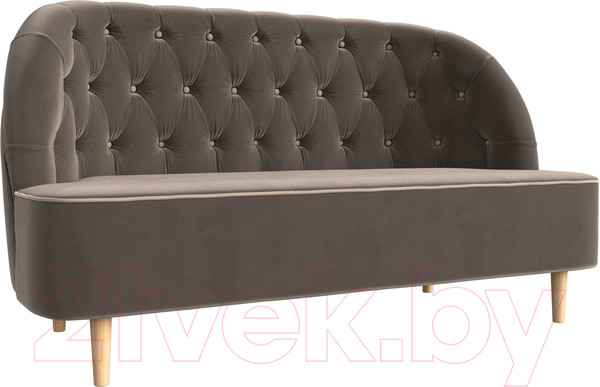 Изображение товара Диван Лига Диванов Амиса 303 / 109831 (велюр, коричневый)