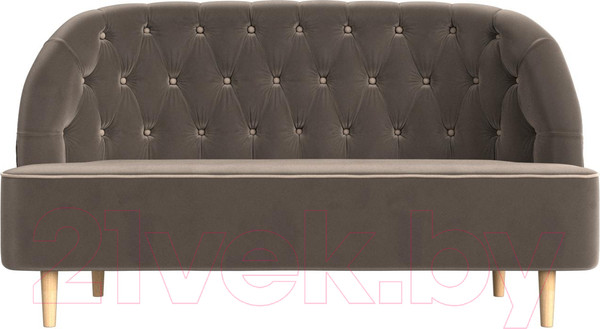 Изображение товара Диван Лига Диванов Амиса 303 / 109831 (велюр, коричневый)