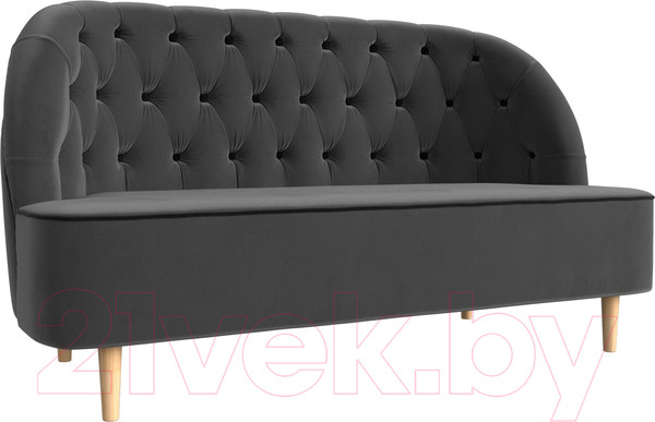 Изображение товара Диван Лига Диванов Амиса 303 / 109832 (велюр, серый)