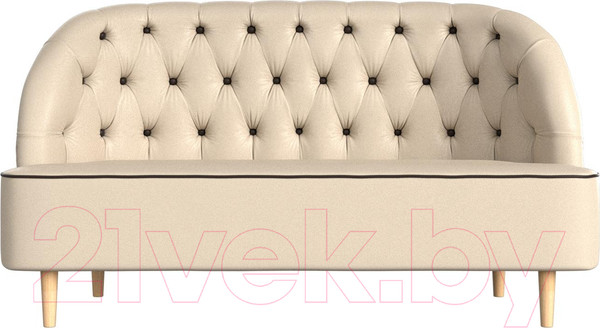 Изображение товара Диван Лига Диванов Амиса 303 / 109847 (экокожа, бежевый)