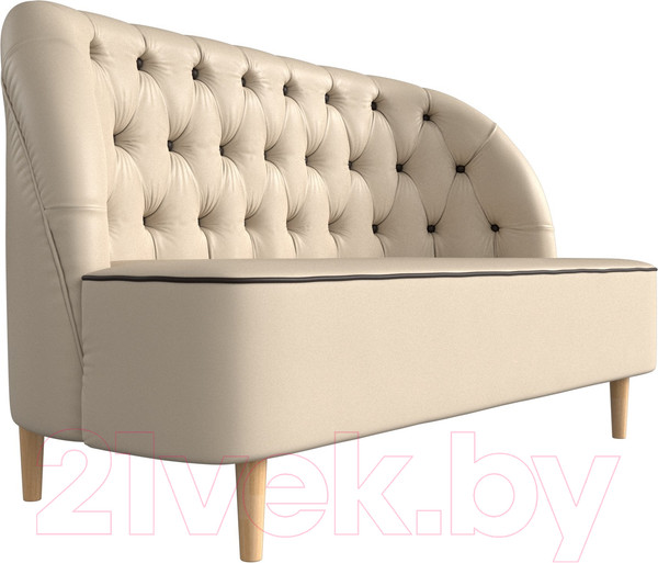 Изображение товара Диван Лига Диванов Амиса 303 / 109847 (экокожа, бежевый)