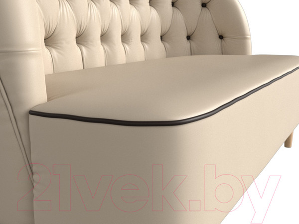 Изображение товара Диван Лига Диванов Амиса 303 / 109847 (экокожа, бежевый)