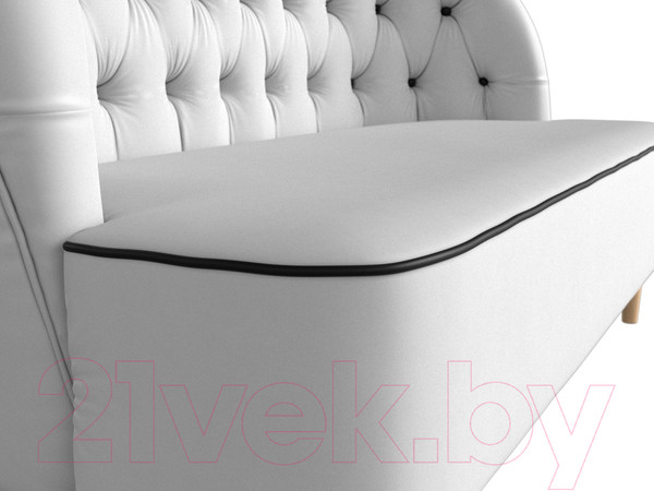 Изображение товара Диван Лига Диванов Амиса 303 / 109848 (экокожа, белый)