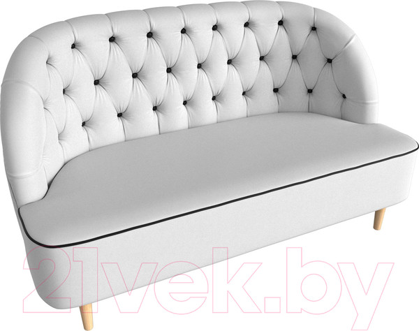 Изображение товара Диван Лига Диванов Амиса 303 / 109848 (экокожа, белый)