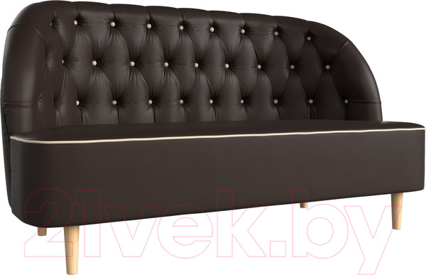 Изображение товара Диван Лига Диванов Амиса 303 / 109849 (экокожа, коричневый)