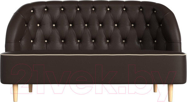 Изображение товара Диван Лига Диванов Амиса 303 / 109849 (экокожа, коричневый)