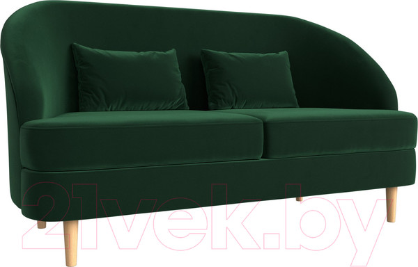 Изображение товара Диван Лига Диванов Атико 304 / 109885 (велюр, зеленый)