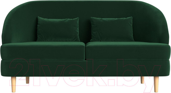 Изображение товара Диван Лига Диванов Атико 304 / 109885 (велюр, зеленый)