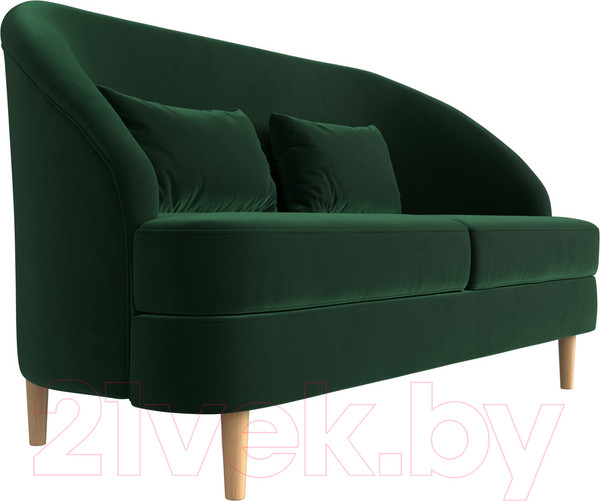 Изображение товара Диван Лига Диванов Атико 304 / 109885 (велюр, зеленый)