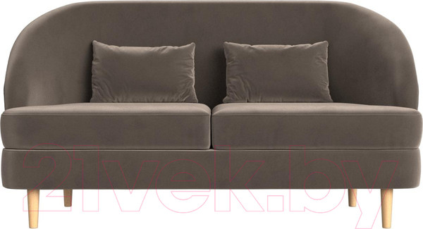 Изображение товара Диван Лига Диванов Атико 304 / 109887 (велюр, коричневый)