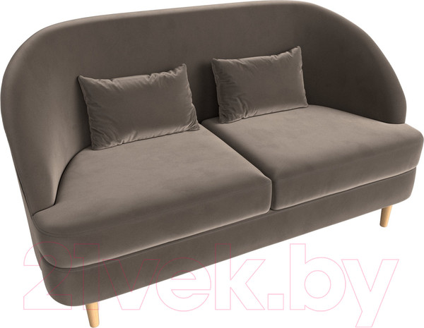 Изображение товара Диван Лига Диванов Атико 304 / 109887 (велюр, коричневый)