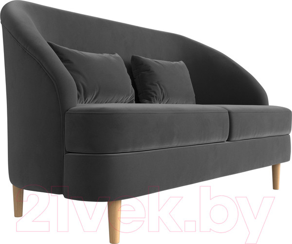 Изображение товара Диван Лига Диванов Атико 304 / 109889 (велюр, серый)
