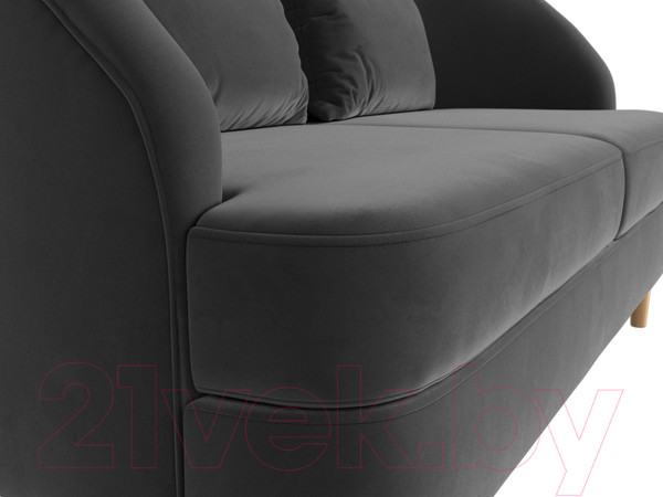 Изображение товара Диван Лига Диванов Атико 304 / 109889 (велюр, серый)